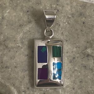 Silpada Sterling Silver Multi Gemstone Pendant